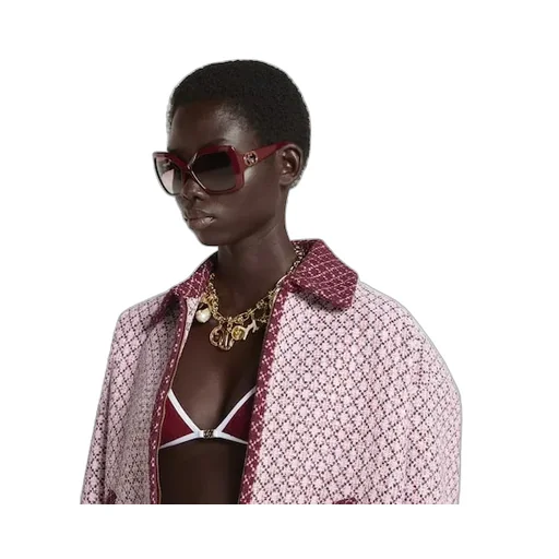Chain Necklace With Gucci Symbols