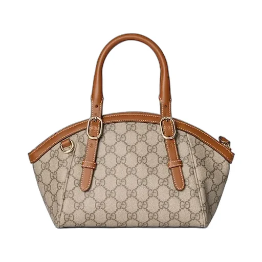 Gg Emblem Small Top Handle Bag