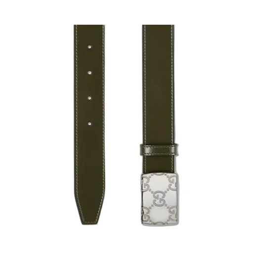 Belt With Rectangular Buckle