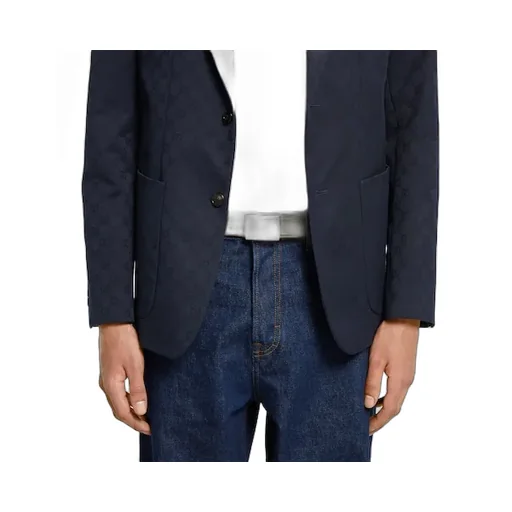 Belt With Rectangular Buckle