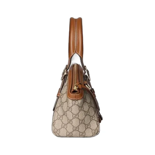 Gg Emblem Small Top Handle Bag
