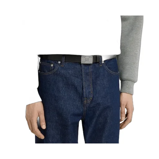 Belt With Rectangular Buckle