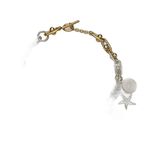 Chain Necklace With Gucci Symbols