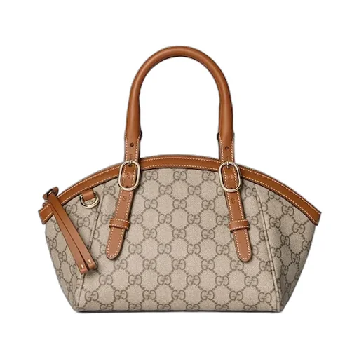 Gg Emblem Small Top Handle Bag