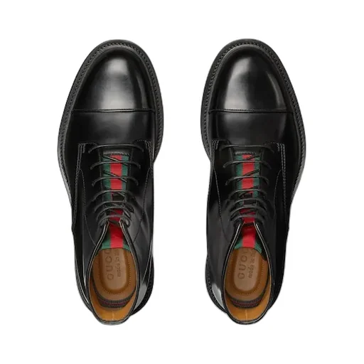 Lace-Up Boot With Web