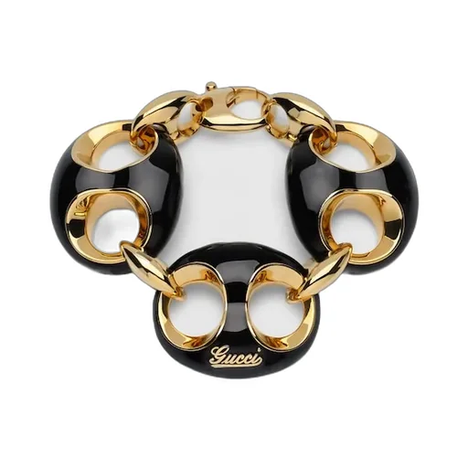 Gucci Marina Chain Enamel Bracelet