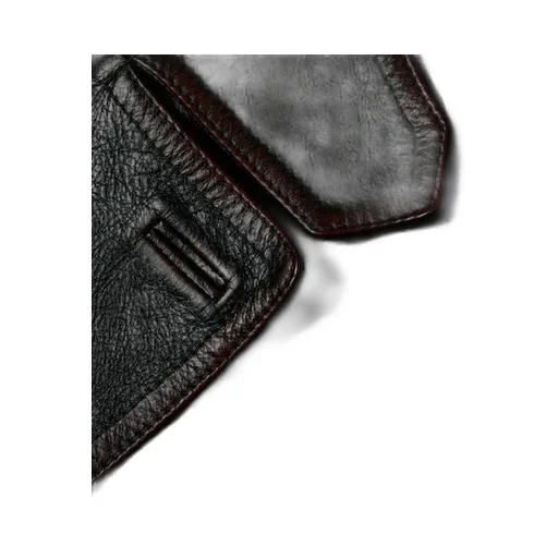 Soft Aged-Effect Leather Jacket