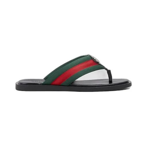 Thong Sandal With Interlocking G