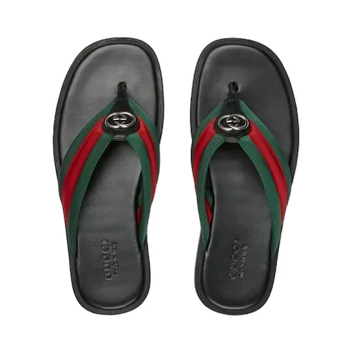 Thong Sandal With Interlocking G