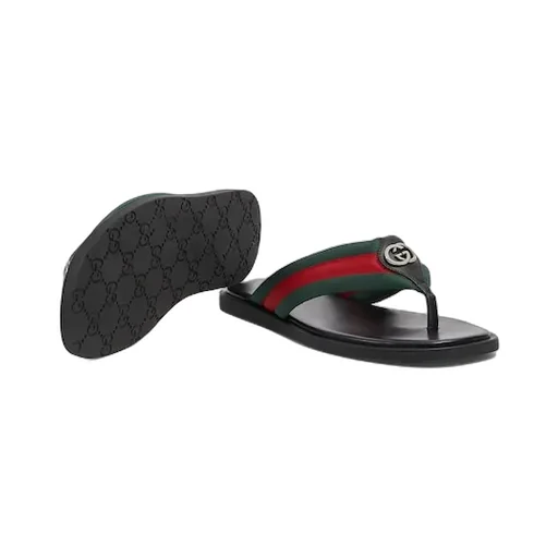 Thong Sandal With Interlocking G