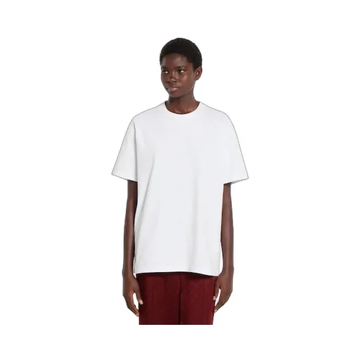 Cotton Jersey T-Shirt With Embroidery