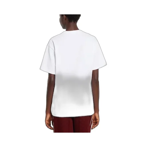 Cotton Jersey T-Shirt With Embroidery
