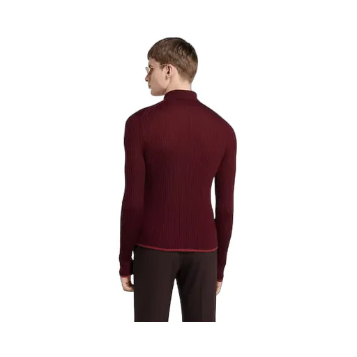 Fine Cashmere Silk Polo Shirt With Web