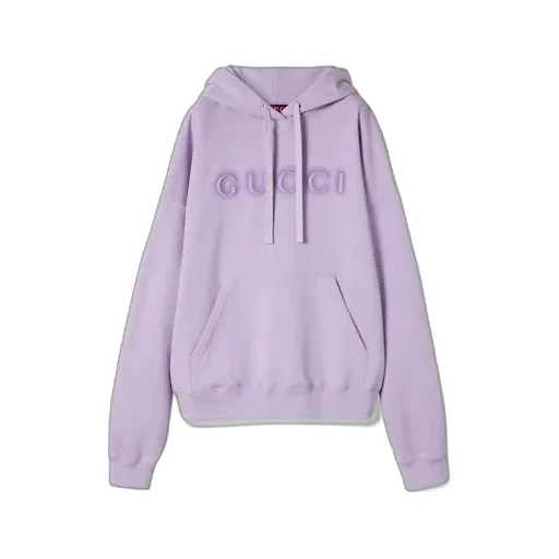 Cotton Hooded Sweatshirt With Logo