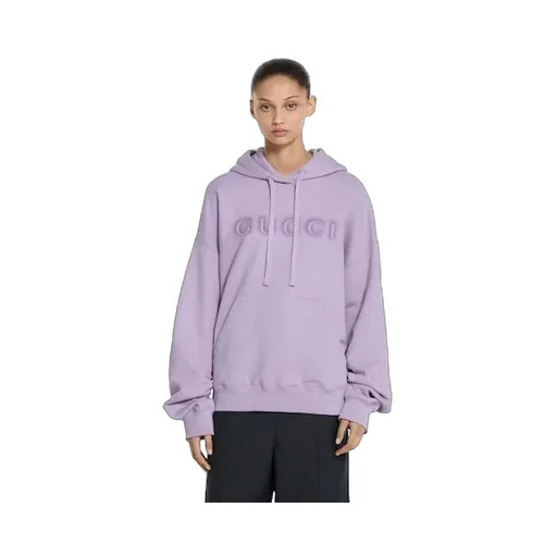Cotton Hooded Sweatshirt With Logo