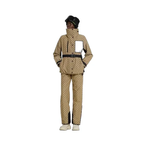 Gg Technical Fabric Jacquard Jacket