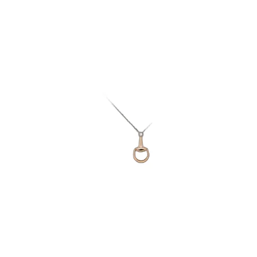 Gucci Horsebit Diamond 18K Pendant Necklace