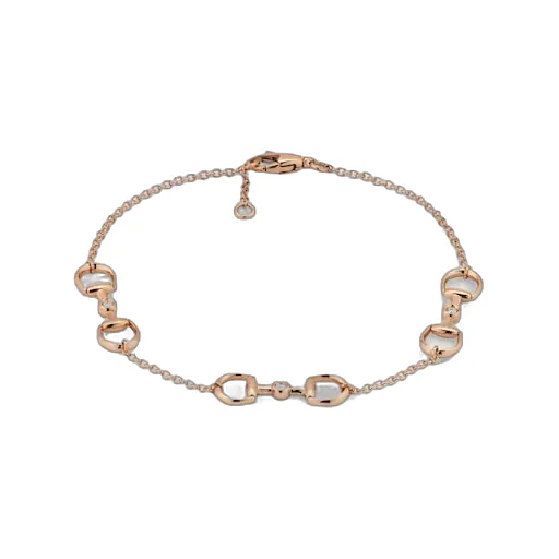 Gucci Horsebit Diamond 18K Bracelet