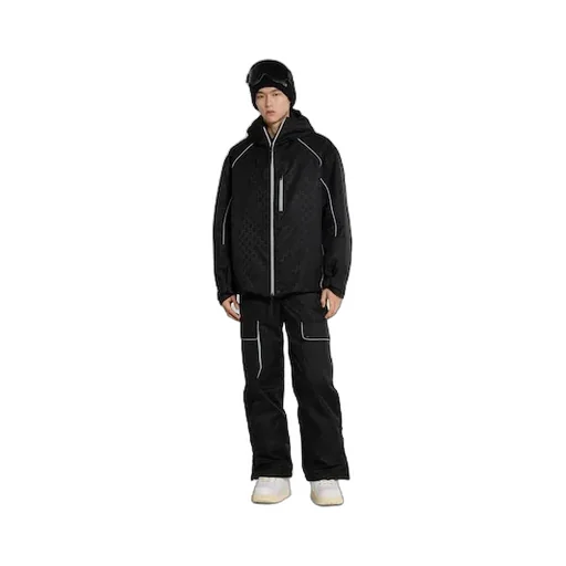 Gg Technical Fabric Jacquard Jacket