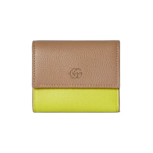 Bi-Color Gg Marmont Mini Wallet