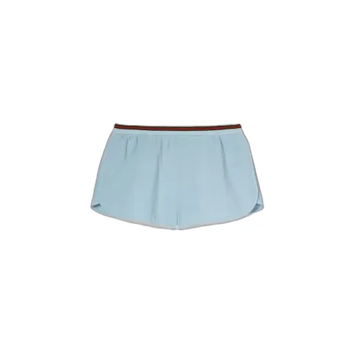 Cotton Piquet Shorts With Web