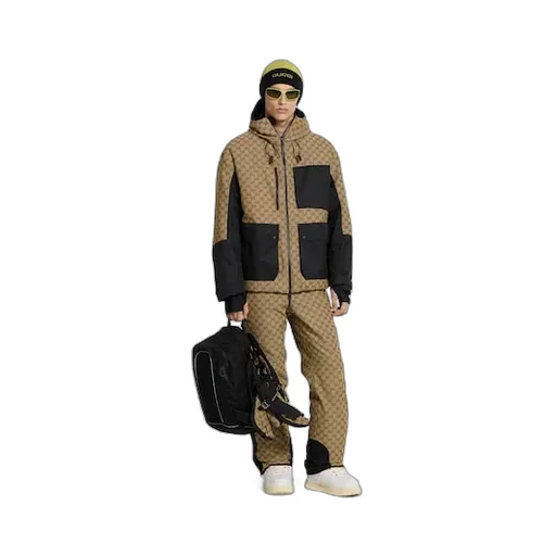 Gg Technical Fabric Jacquard Pants