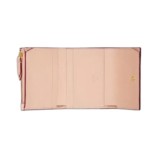 Bi-Color Gg Marmont Mini Wallet