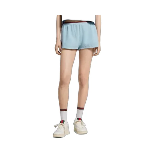 Cotton Piquet Shorts With Web