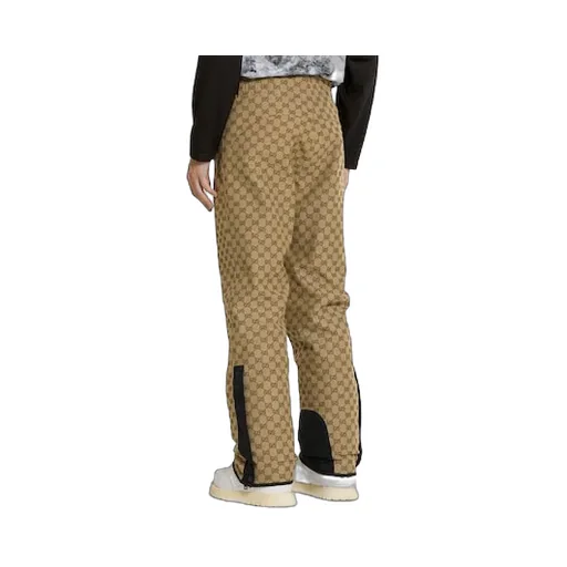 Gg Technical Fabric Jacquard Pants