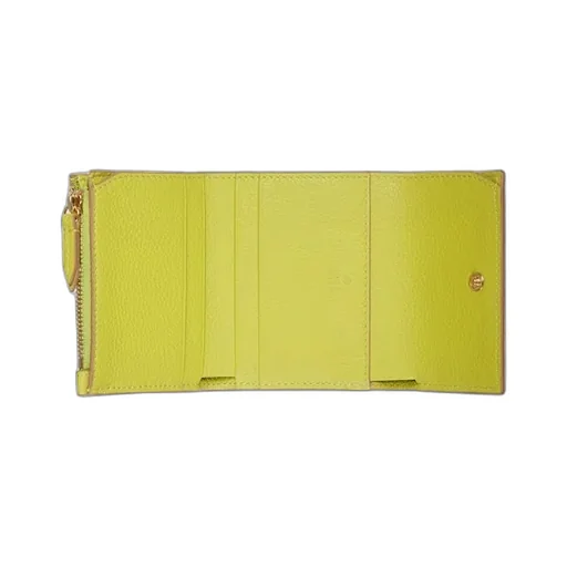 Bi-Color Gg Marmont Mini Wallet
