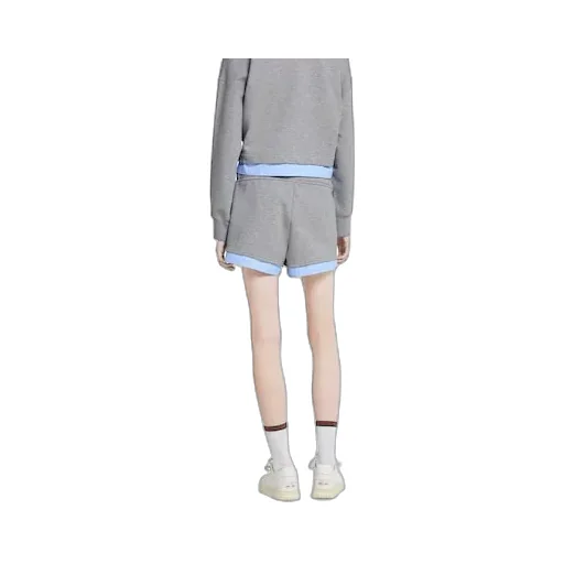 Cotton Jersey Shorts With Embroidery