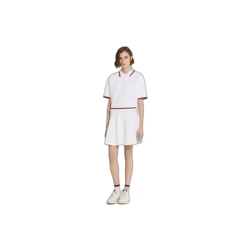 Cotton Piquet Skirt With Web