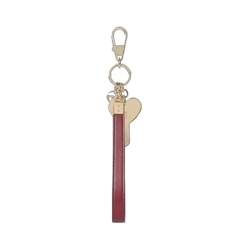 Heart-Shaped Keychain With Strap
