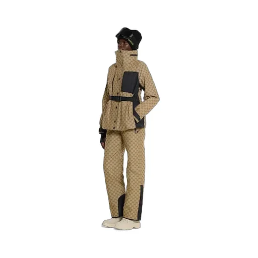 Gg Technical Fabric Jacquard Pants