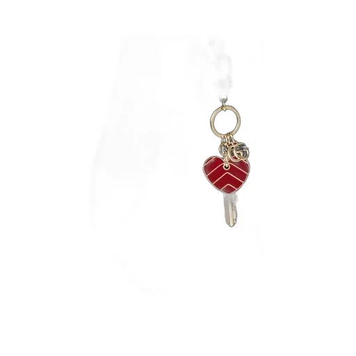 Heart-Shaped Keychain With Strap