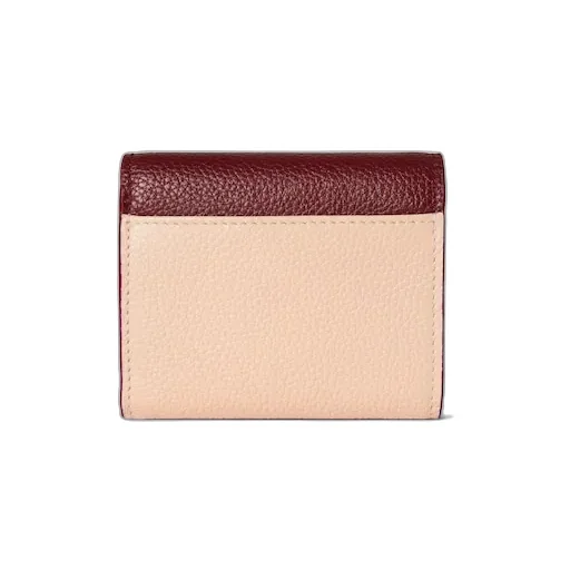 Bi-Color Gg Marmont Mini Wallet
