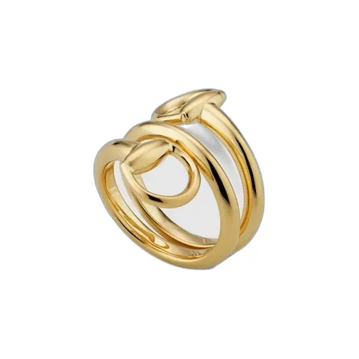 Gucci Horsebit 18K Contrarie Ring