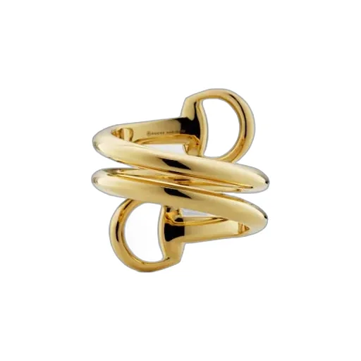 Gucci Horsebit 18K Contrarie Ring
