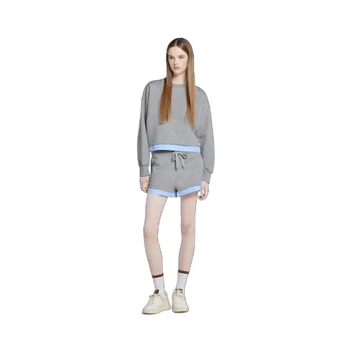 Cotton Jersey Sweatshirt With Embroidery