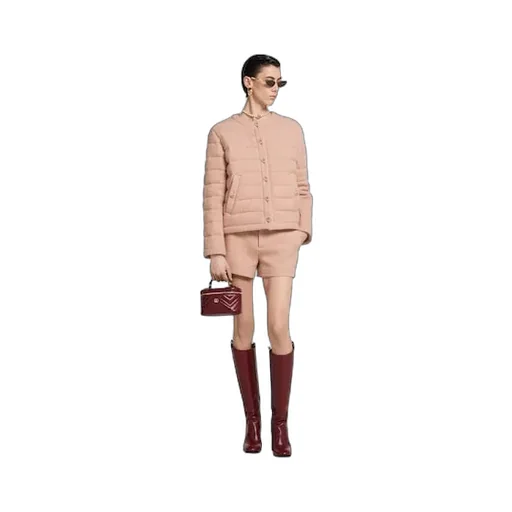 Textured Wool Tweed Shorts