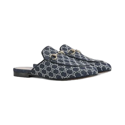 Gg Crystal Princetown Slipper