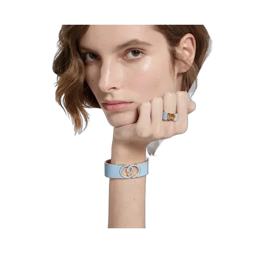 Gucci Interlocking Enamel Ring