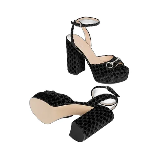 Platform Sandal With Horsebit