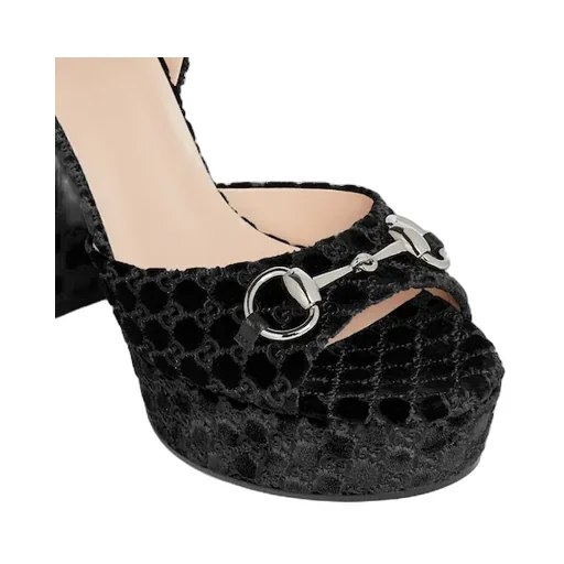 Platform Sandal With Horsebit