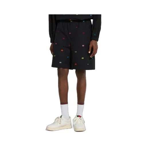 Gg Cotton Ripstop Shorts