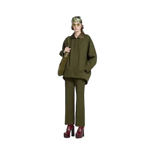 Gg Canvas Pants