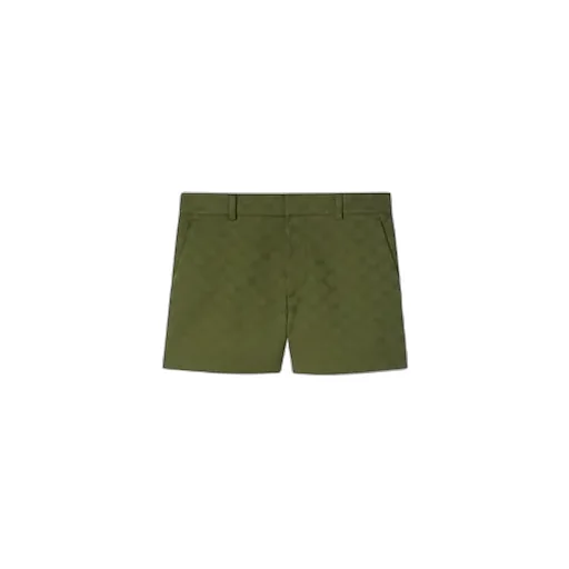 Gg Cotton Gabardine Shorts