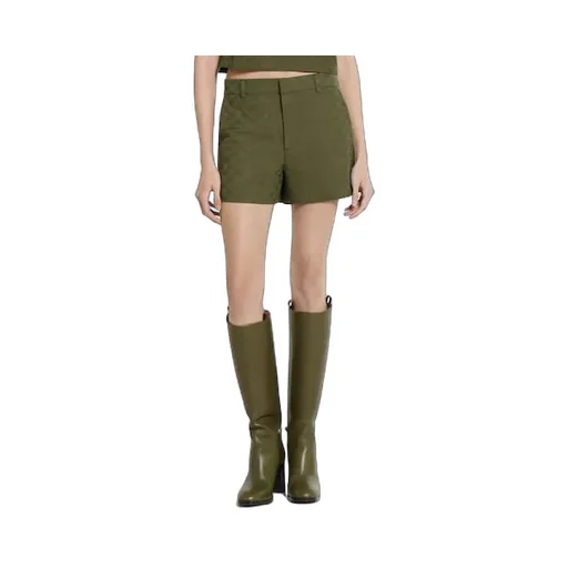 Gg Cotton Gabardine Shorts
