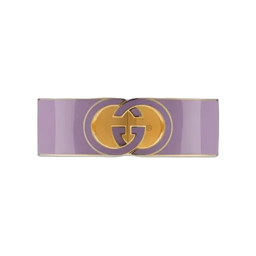 Gucci Interlocking Enamel Cuff Bracelet