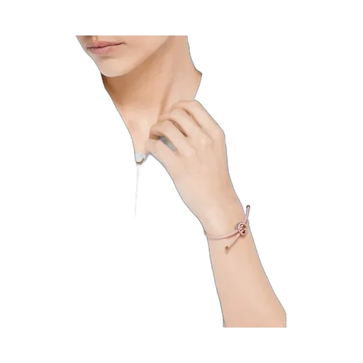 Bracelet With Enamel Round Interlocking G